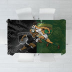 South Africa And New Zealand Tablecloth Springboks And Kiwis Rugby Rivalry