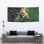 South Africa And New Zealand Tapestry Springboks And Kiwis Rugby Rivalry