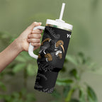 Custom South Africa And New Zealand Tumbler With Handle Springboks And Kiwis Rugby Rivalry