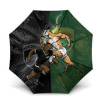 South Africa And New Zealand Umbrella Springboks And Kiwis Rugby Rivalry