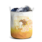 Melbourne Horse Racing Laundry Basket Vintage Floral Equestrian Rider
