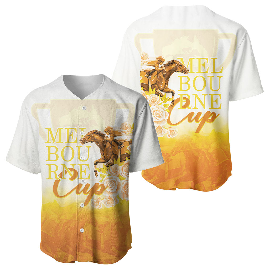 Melbourne Horse Racing Baseball Jersey Vintage Floral Equestrian Rider