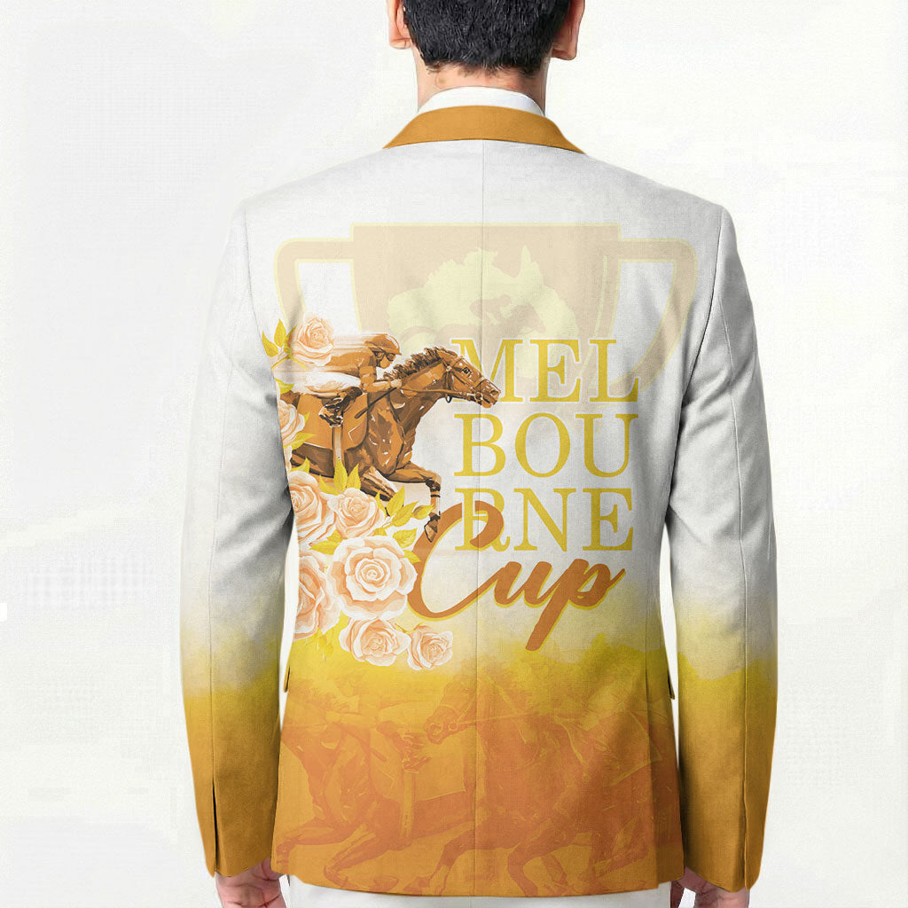 Melbourne Horse Racing Blazer Vintage Floral Equestrian Rider