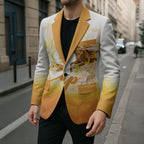 Melbourne Horse Racing Blazer Vintage Floral Equestrian Rider