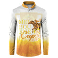 Melbourne Horse Racing Button Sweatshirt Vintage Floral Equestrian Rider