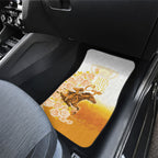 Melbourne Horse Racing Car Mats Vintage Floral Equestrian Rider