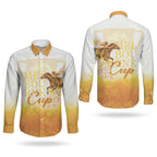 Melbourne Horse Racing Couples Matching Summer Maxi Dress and Long Sleeve Button Shirt Vintage Floral Equestrian Rider