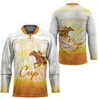 Melbourne Horse Racing Hockey Jersey Vintage Floral Equestrian Rider
