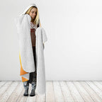 Melbourne Horse Racing Hooded Blanket Vintage Floral Equestrian Rider