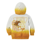 Melbourne Horse Racing Kid Hoodie Vintage Floral Equestrian Rider