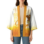 Melbourne Horse Racing Kimono Vintage Floral Equestrian Rider