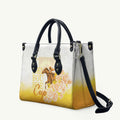 Melbourne Horse Racing Leather Bag Vintage Floral Equestrian Rider