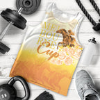 Melbourne Horse Racing Men Tank Top Vintage Floral Equestrian Rider