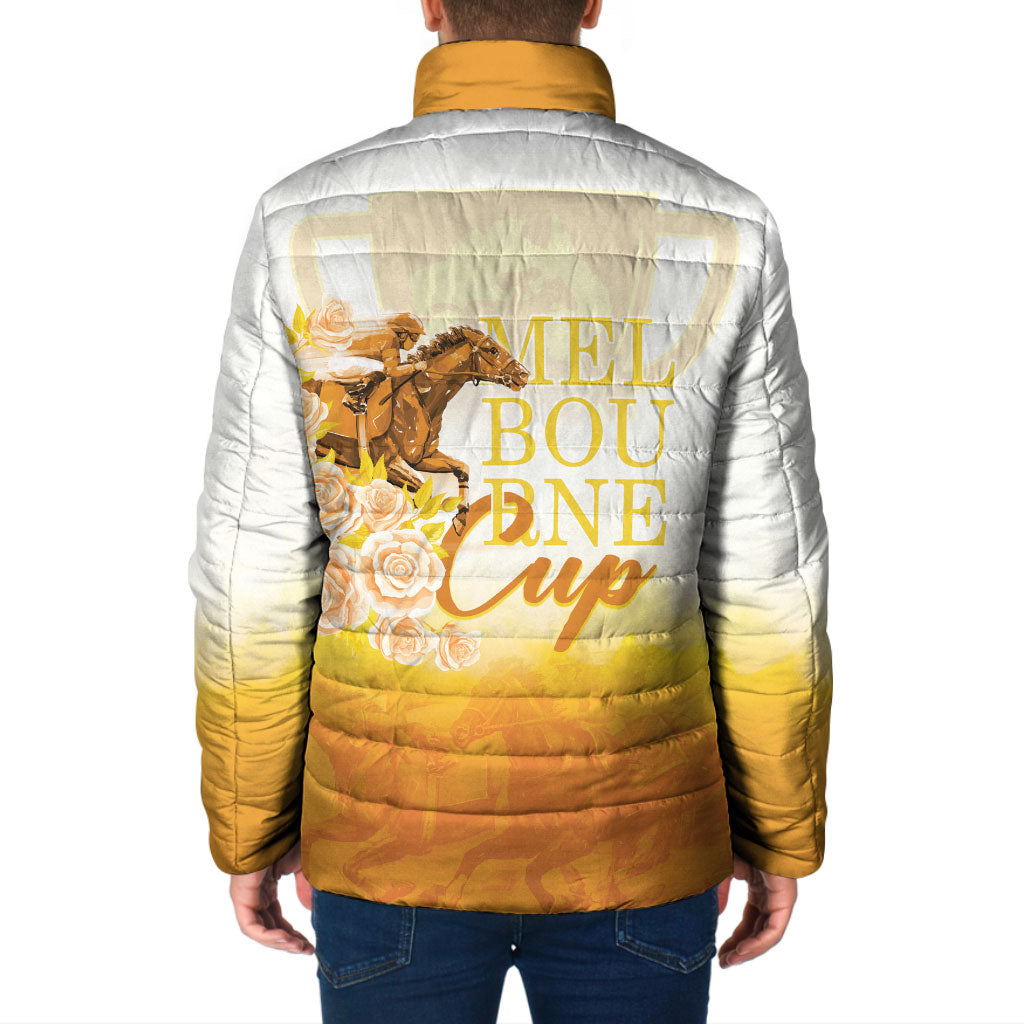 Melbourne Horse Racing Padded Jacket Vintage Floral Equestrian Rider