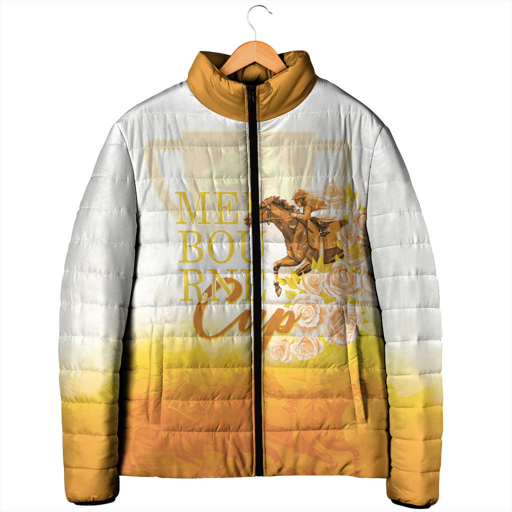 Melbourne Horse Racing Padded Jacket Vintage Floral Equestrian Rider