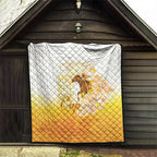 Melbourne Horse Racing Quilt Vintage Floral Equestrian Rider