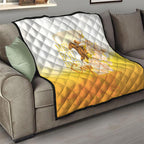 Melbourne Horse Racing Quilt Vintage Floral Equestrian Rider