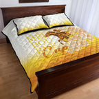 Melbourne Horse Racing Quilt Bed Set Vintage Floral Equestrian Rider
