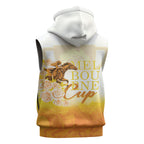 Melbourne Horse Racing Sleeveless Hoodie Vintage Floral Equestrian Rider