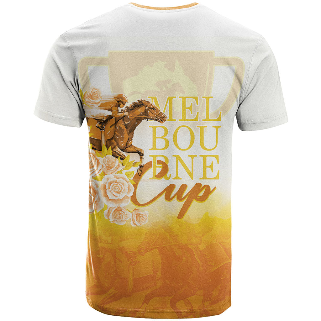 Melbourne Horse Racing T Shirt Vintage Floral Equestrian Rider