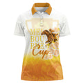 Melbourne Horse Racing Women Polo Shirt Vintage Floral Equestrian Rider