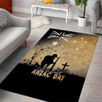 Australia ANZAC Day Area Rug Battle Of Fromelles Lest We Forget