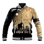 Australia ANZAC Day Baseball Jacket Battle Of Fromelles Lest We Forget
