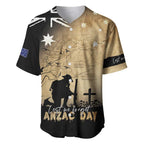 Australia ANZAC Day Baseball Jersey Battle Of Fromelles Lest We Forget
