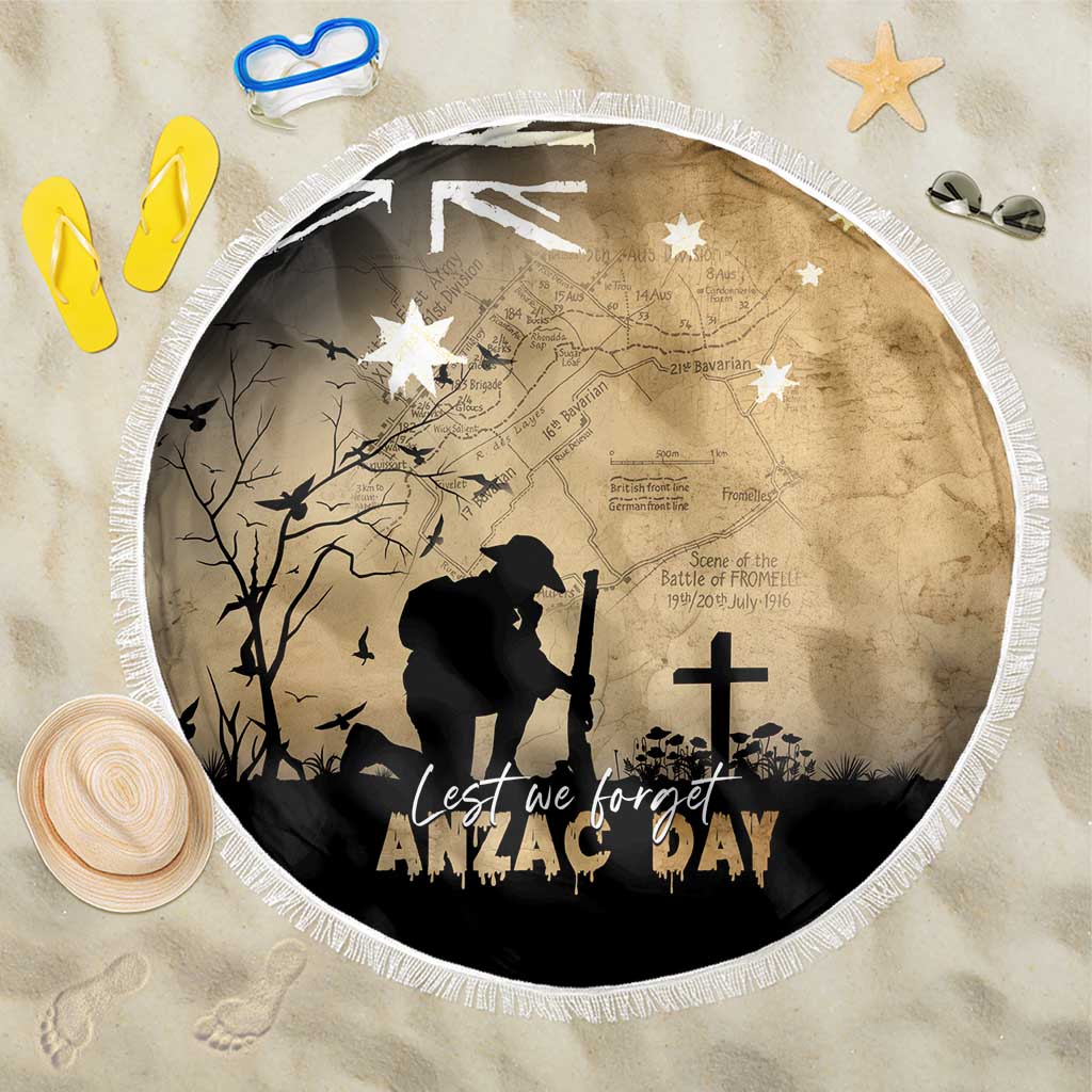 Australia ANZAC Day Beach Blanket Battle Of Fromelles Lest We Forget