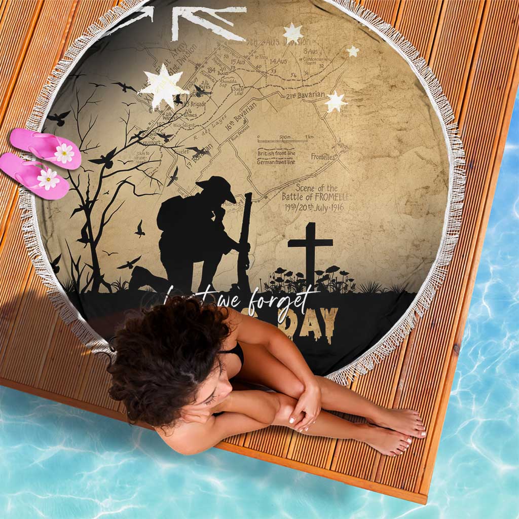 Australia ANZAC Day Beach Blanket Battle Of Fromelles Lest We Forget