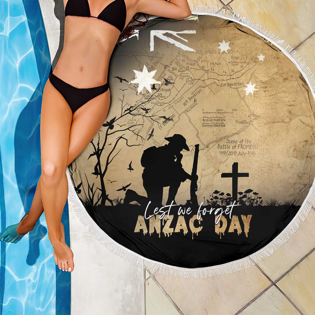 Australia ANZAC Day Beach Blanket Battle Of Fromelles Lest We Forget