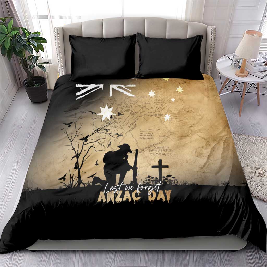 Australia ANZAC Day Bedding Set Battle Of Fromelles Lest We Forget