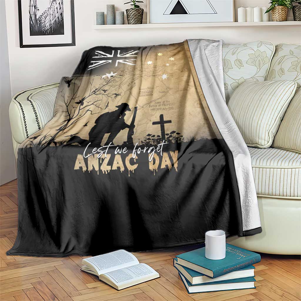 Australia ANZAC Day Blanket Battle Of Fromelles Lest We Forget