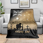 Australia ANZAC Day Blanket Battle Of Fromelles Lest We Forget