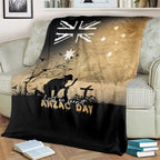 Australia ANZAC Day Blanket Battle Of Fromelles Lest We Forget