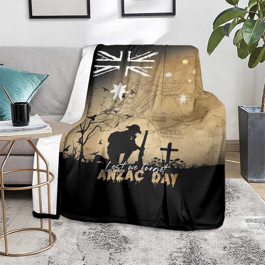 Australia ANZAC Day Blanket Battle Of Fromelles Lest We Forget