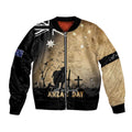 Australia ANZAC Day Bomber Jacket Battle Of Fromelles Lest We Forget