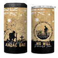 Australia ANZAC Day 4 in 1 Can Cooler Tumbler Battle Of Fromelles Lest We Forget