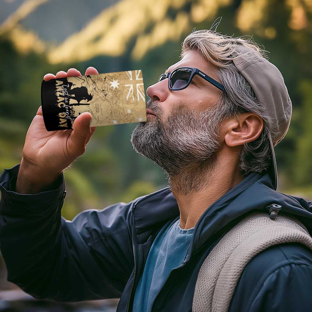 Australia ANZAC Day 4 in 1 Can Cooler Tumbler Battle Of Fromelles Lest We Forget