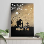 Australia ANZAC Day Canvas Wall Art Battle Of Fromelles Lest We Forget