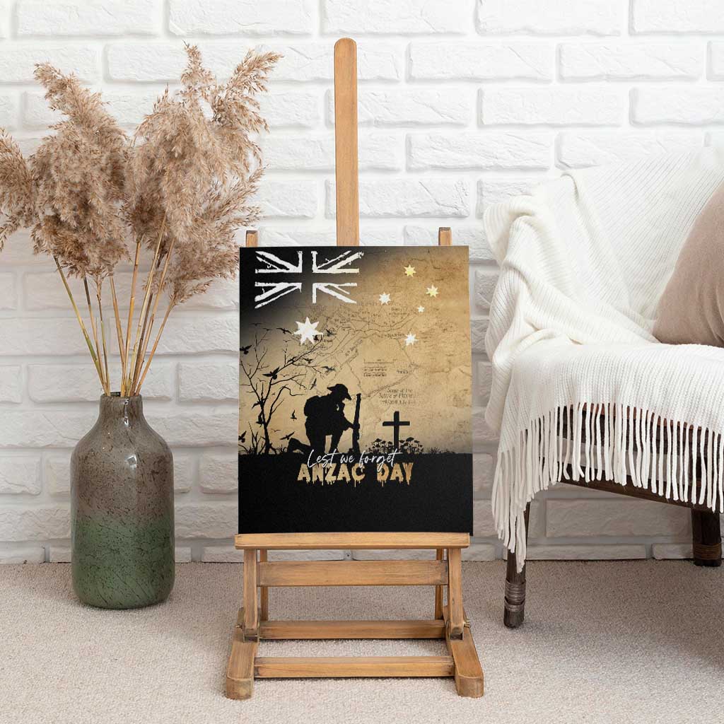Australia ANZAC Day Canvas Wall Art Battle Of Fromelles Lest We Forget
