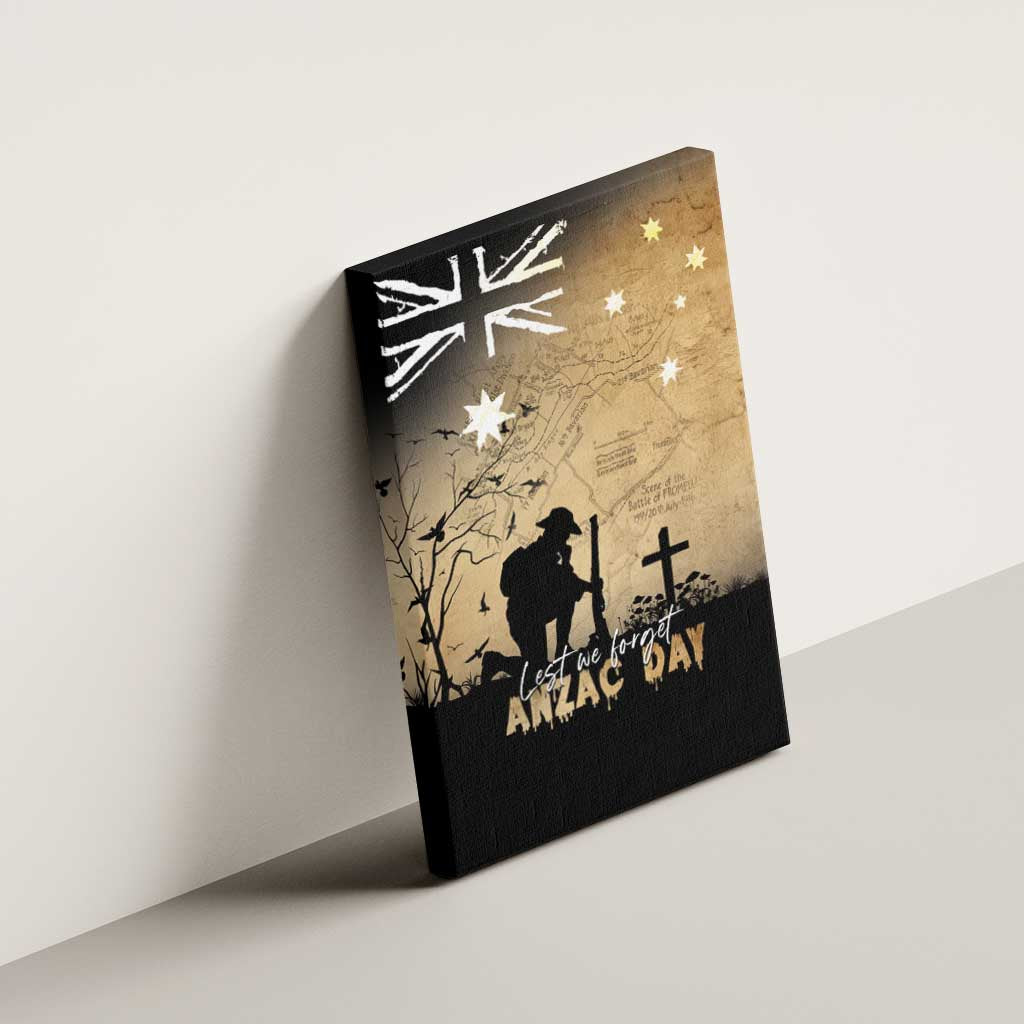 Australia ANZAC Day Canvas Wall Art Battle Of Fromelles Lest We Forget