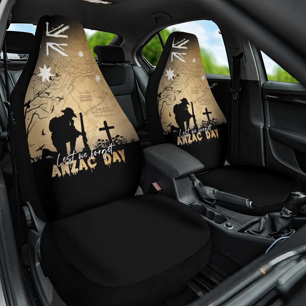 Australia ANZAC Day Car Seat Cover Battle Of Fromelles Lest We Forget