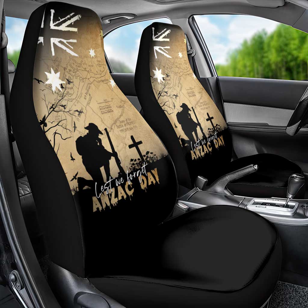 Australia ANZAC Day Car Seat Cover Battle Of Fromelles Lest We Forget