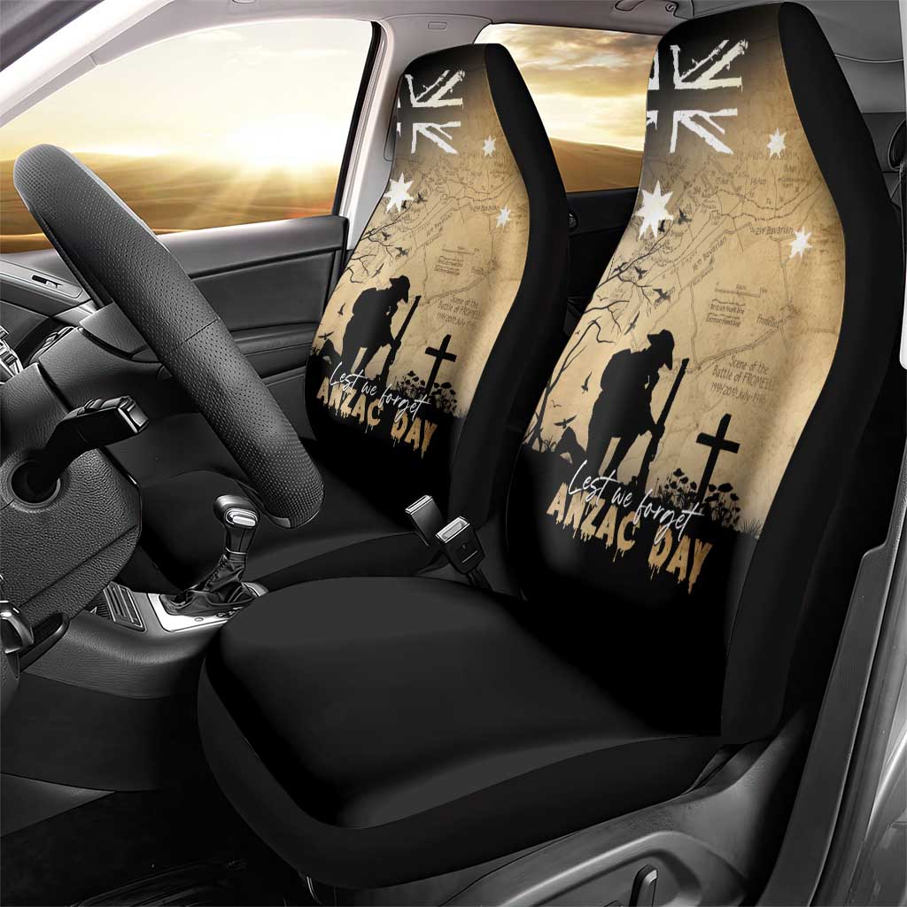 Australia ANZAC Day Car Seat Cover Battle Of Fromelles Lest We Forget
