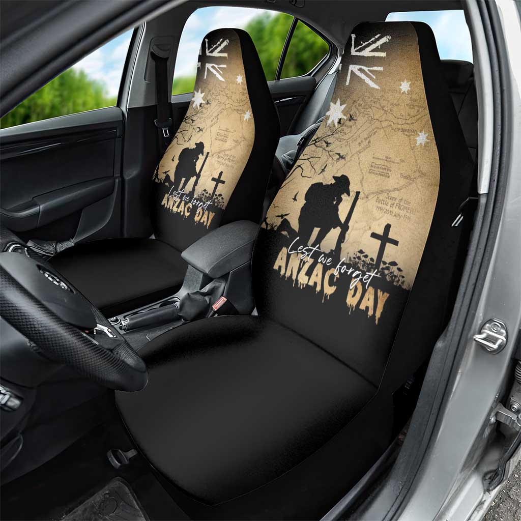 Australia ANZAC Day Car Seat Cover Battle Of Fromelles Lest We Forget