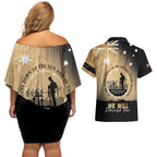 Australia ANZAC Day Couples Matching Off Shoulder Short Dress and Hawaiian Shirt Battle Of Fromelles Lest We Forget