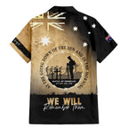 Australia ANZAC Day Family Matching Mermaid Dress and Hawaiian Shirt Battle Of Fromelles Lest We Forget
