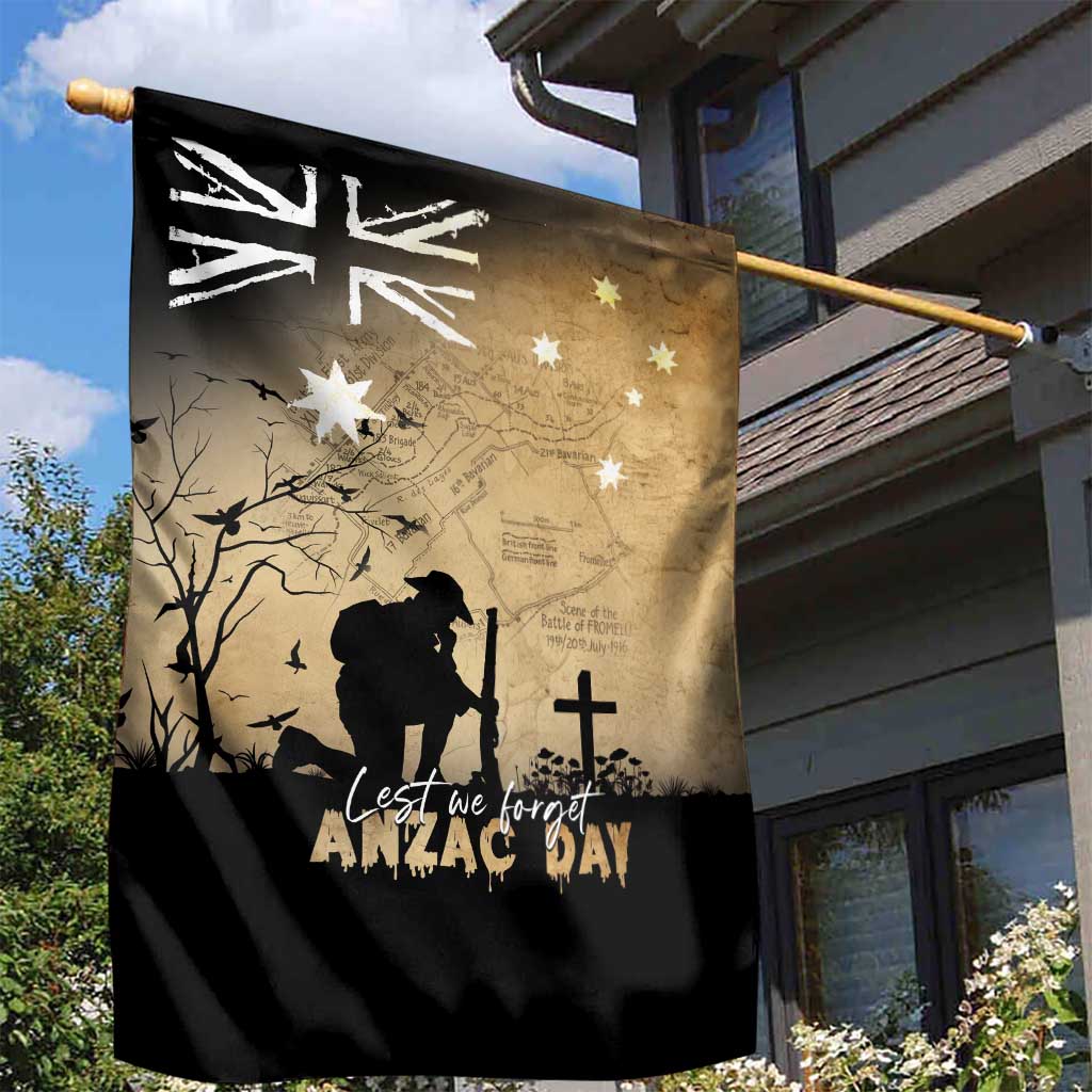 Australia ANZAC Day Garden Flag Battle Of Fromelles Lest We Forget
