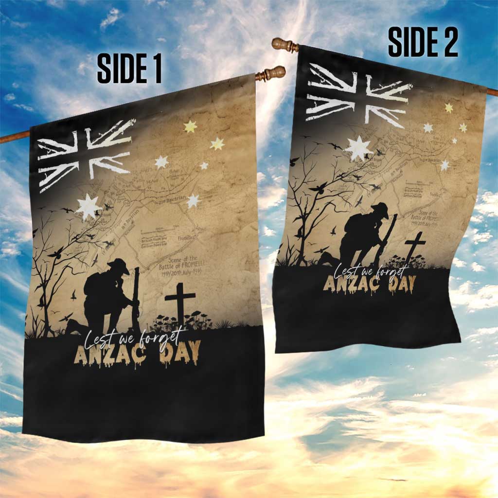 Australia ANZAC Day Garden Flag Battle Of Fromelles Lest We Forget